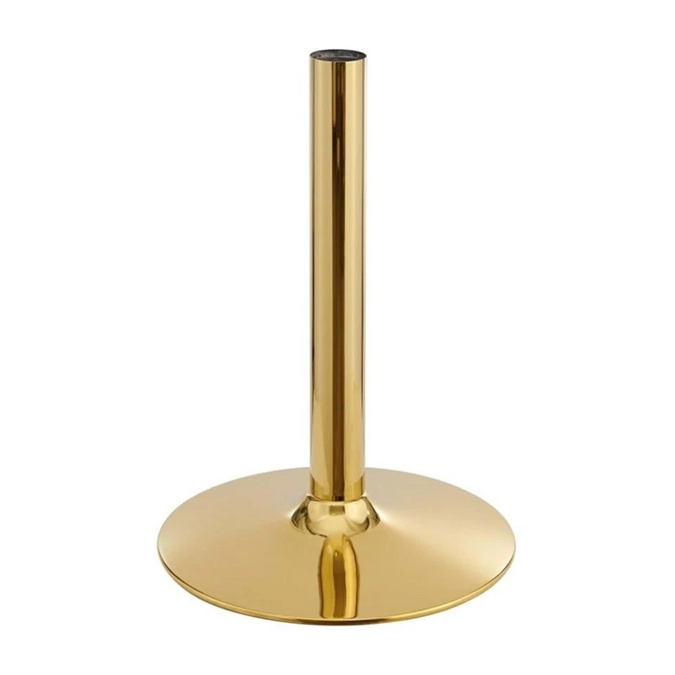 Modway Verne 28" Artificial Marble Dining Table Gold/White -EEI-4548-GLD-WHI