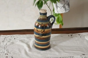 Botella para anilla al óleo cerámica artesanal cerámica - Imagen 1 de 8