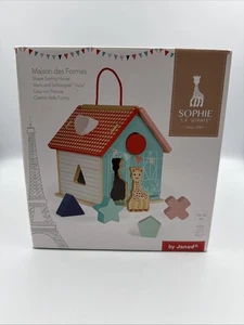 Sophie La Giraffe - Maison des Formes, Shape Sorting House New Open Box - Picture 1 of 6