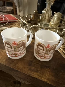 1981 marriage of Prince Charles & Diana commemorative mugs x 2,  English ceramic - Picture 1 of 3