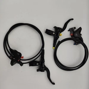 SHIMANO DEORE M4100 MT410 HYDRAULIC DISC BRAKE SET - Picture 1 of 7