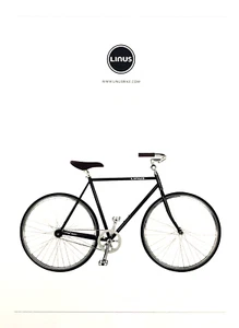BICICLETAS LINUS — ANUNCIO ORIGINAL DE REVISTA 2011 — ANUNCIO IMPRESO MINIMALISTA - Imagen 1 de 1
