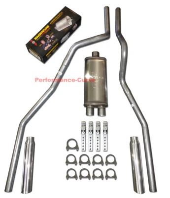 04-08 Ford F150 4.6 5.4 Camión Mandril Doble Escape Doblado con Silenciador MagnaFlow Foto 1 de 3