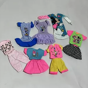 Disney Barbie Puppe Kleidung Minnie Maus Gänseblümchen Ente Mickey Mattel Vintage 90er SET - Bild 1 von 6