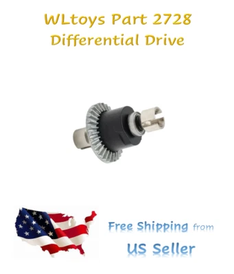 WLtoys 124008 OEM RC Car Part 2728 Differential Drive SHIPS FREE from US Seller - Image 1 of 4