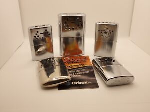 Jon-e Orbex Vintage Hand Warmers Lot of 5,used. sold as is. 