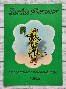 1962 Lurchis Abenteuer 1. Folge Salamandergeschichten Schuhe Comic Werbung alt - Picture 1 of 3