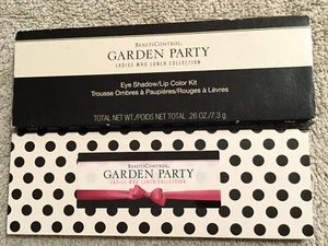 BEAUTICONTROL Garden Party “Ladies Who Lunch” Eye Shadow & Lip Collection. NEW. - Picture 1 of 3