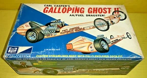 Vintage MPC Carl Casper’s Galloping Ghost II AA/Fuel Dragster kit scala 1/25 (A) - Foto 1 di 9