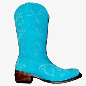 ROPER WOMEN'S 6ALL OVER EMBROIDERY WESTERN BOOTS - SNIP TOE 09-021-1566-2423 New - Picture 1 of 11