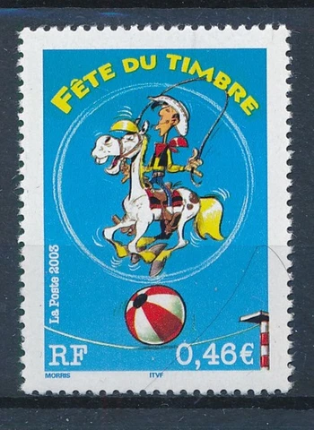 France 2003 Lucky Luke - Yvert 3546 : the good stamp very fine MNH Cover