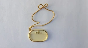 Vintage OMEGA Tag White Étiquette Du Fabriquant Seal Sigillo Seamaster 290115091 - Picture 1 of 2