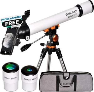 Telescope Slokey 70070 Astronomy inc Tripod and Phone Holder Beginner Adult Kid - Picture 1 of 9