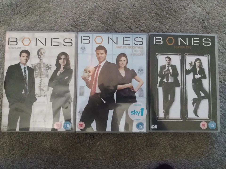 Bones: Seasons One , Two & Three ORIGINAL 3 x UK BOX SETS - Image 1 of 1