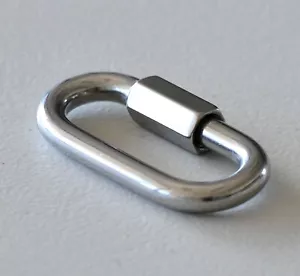 Quick Chain link 8mm, Marine Grade Stainless Steel 316 George lifting rigging - Picture 1 of 1