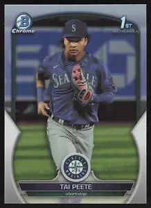 2023 Bowman Draft #BDC-28 Rifrattore cromato Tai Peete - Foto 1 di 2