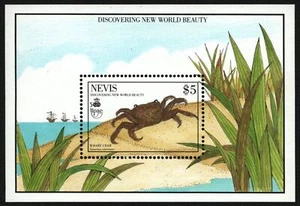 Nevis 1990 - Mi-Nr. Bloque 24 ** - MNH - Cangrejos / Cangrejos - Imagen 1 de 1