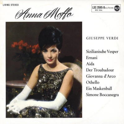 RCA LSC-2685 Teldec Press VERDI Arias Otello Un Ballo Boccanegra Aida ANNA MOFFO - Image 1 of 3