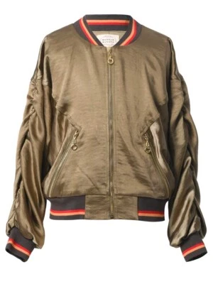 Chaqueta bomber Hannah Banana satinada oliva 14 nueva con etiquetas Foto 1 de 4