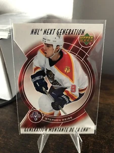 2005-06 Upper Deck McDonalds hockey - Next Generation - Stephen Weiss!!! - Picture 1 of 1