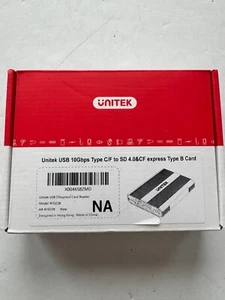 UNITEK USB C 10Gbps Type C/F to SD4.0 &CF Express Type B Card, R1022B - Picture 1 of 7
