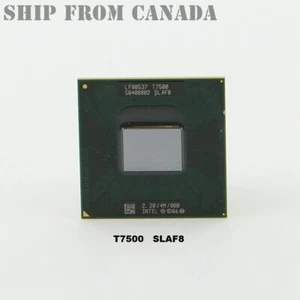 Intel Core 2 Duo T7500 2.2GHz SLAF8 Socket P Dual-Core Mobile CPU - Picture 1 of 1
