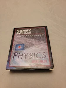 Physics Quiz Deck Knowledge Cards Pomegranate Communications - Picture 1 of 4