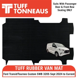 Tuff Tonneaus Rubber Van Mat for Ford Transit/Tourneo Custom SWB Sept 2024-Curr - Picture 1 of 1