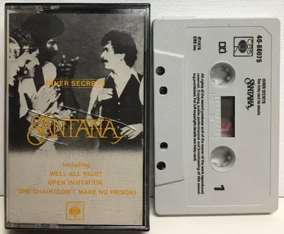 Santana - Inner Secrets - Cassette - Made In England - CBS 40-86075 - Image 1 of 4