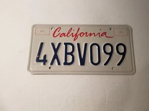 Matrícula de California años 90 - Imagen 1 de 2