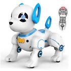 Remote Control Robot Dog Toy, RC Dog Programmable Smart Interactive Blue