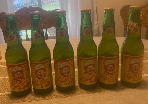 Sun Drop Soda Glass Bottle Dale Earnhardt 1979 Rookie of the Year Lot Of 6 Cover