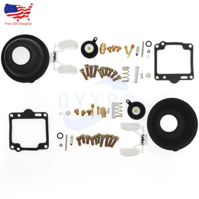 2x Carburetor Repair Kit Air Screw Float For Yamaha Virago 1100 XV1100 XV1100S - Image 1 of 4