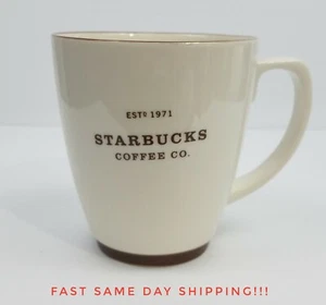Mistake Error Print  STARBUCKS Coffee Co Est.1971  Mug 2006  Trim 18 - 20 oz - Picture 1 of 9