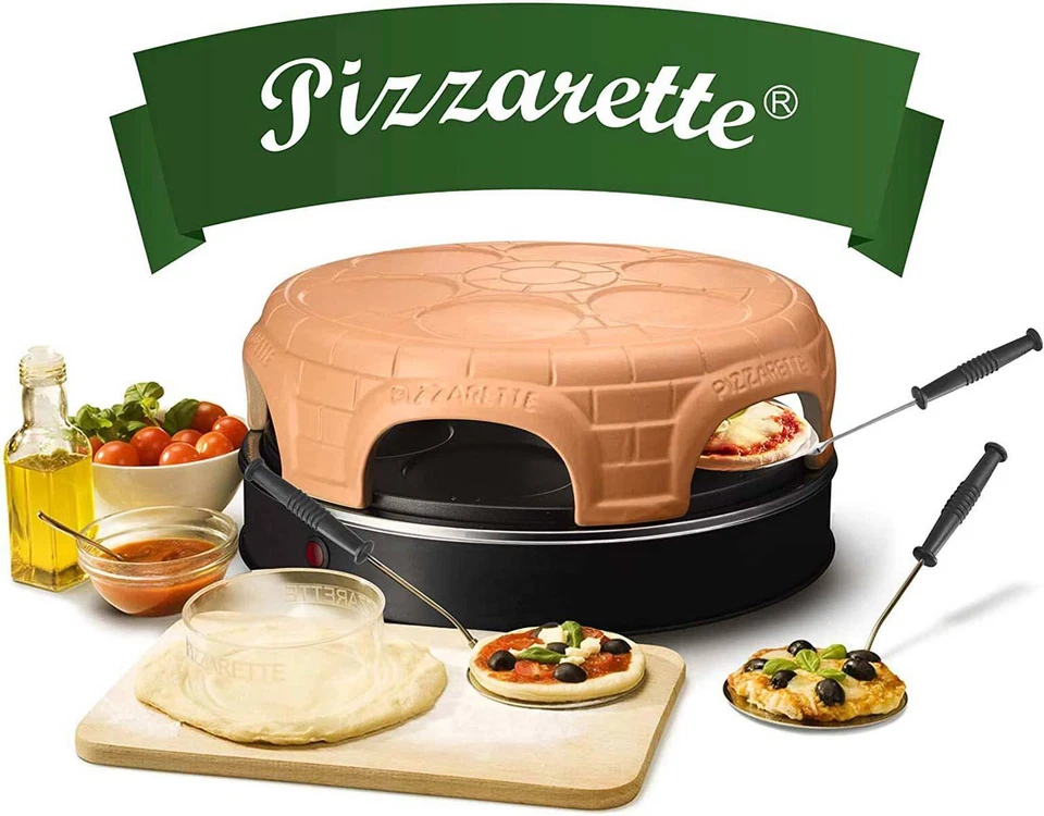 Pizza-Ofen Pizzarette 6 Personen Emerio PO-115848.1 Pizza-Dom Mini-Pizza-Maker - Bild 1 von 4