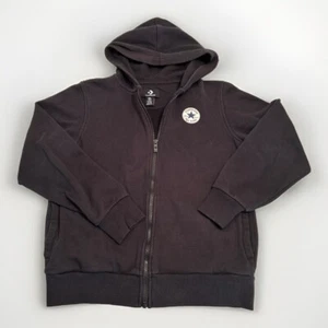 Converse Boys Size XL 13-15 Years Old Black Full Zipper Long Sleeve Hoodie - Picture 1 of 7