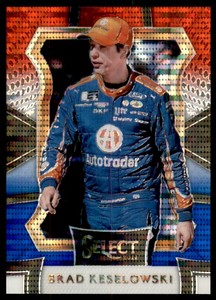 2017 Select Prizms Red White and Blue Pulsar #9 Brad Keselowski /299