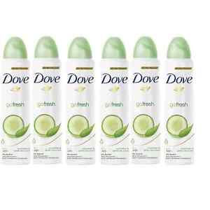 Dove Cucumber & Green Tea Anti Perspirant Deodorant Spray 250 Ml 6 PACK