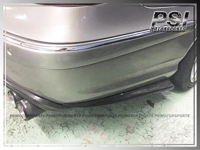 Divisor de parachoques trasero de fibra de carbono para Mercedes Benz W211 E55 E63 AMG 2003-2009 Foto 1 de 3