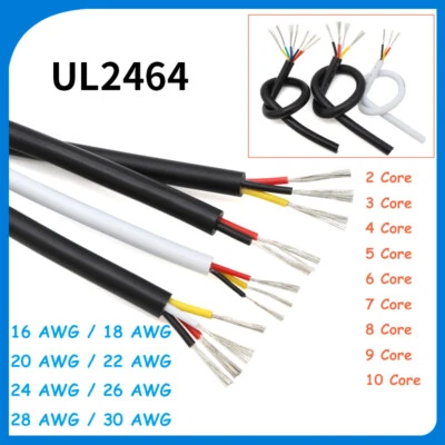 Multicore PVC Sheathed Cable 16/18/20/22/24/26/28/30 AWG Signal Flexible Wire - Image 1 of 4
