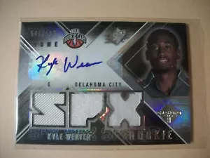 Maglia KYLE WEAVER 2008-09 SPX AUTO #151 Thunder RC /599 - Foto 1 di 1