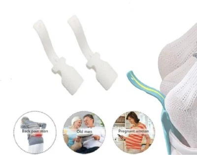 1 par de ayudantes de bocina para zapatos de uso: fácil encendido/apagado antideslizante para personas mayores y soporte de movilidad Foto 1 de 4