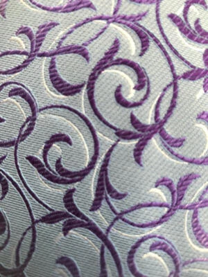 ALFANI NUEVO SIN ETIQUETAS Púrpura Lavanda Blanco Floral Seda 591/4" X 3" Foto 1 de 4