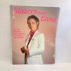Blazers Made Easy Sewing Seminars Book by Janet Stahl