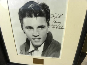 Fotografía firmada por Ricky "Ricky" Nelson 1940-1985 actor estadounidense cantante compositor - Imagen 1 de 8