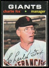 1971 Topps Base Set Charlie Fox San Francisco Giants #517