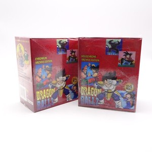 * Dragon Ball Z * HOLOCHROME + CHROMIUM Archive Booster Boxes x24 packs each DBZ