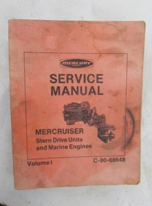 Mercury Mercruiser Stern Drive & Marine Engine Service Manual C-90-68648  Vol 1 - Bild 1 von 10