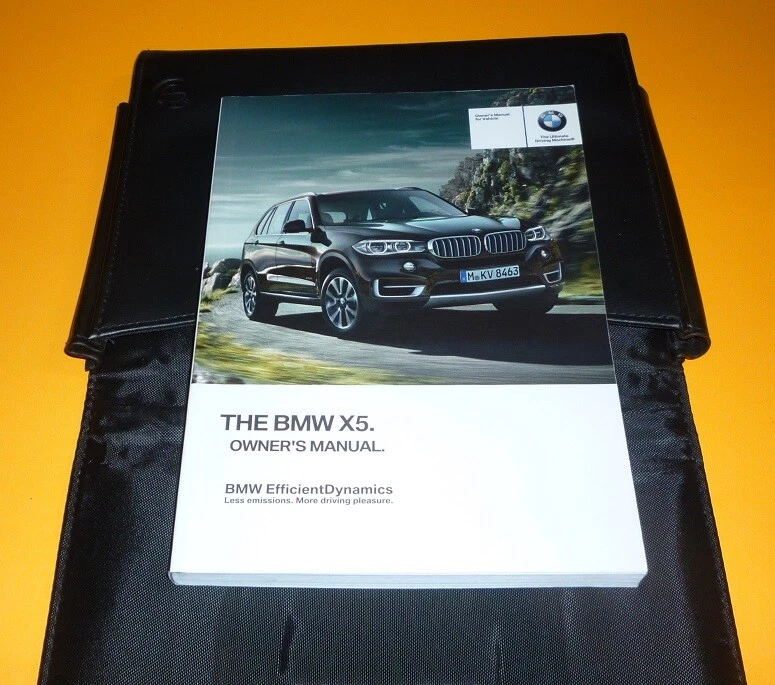 BMW X5 2016 manual del propietario conjunto guía 16 35i 35d 50i M xDRIVE + estuche Foto 1 de 1