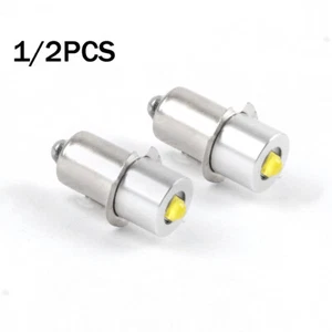 1/2X 3-6V 1W LED Upgrade Bulb Maglite Cell Flashlight Torches Light Bulbs P13.5S - Picture 1 of 14
